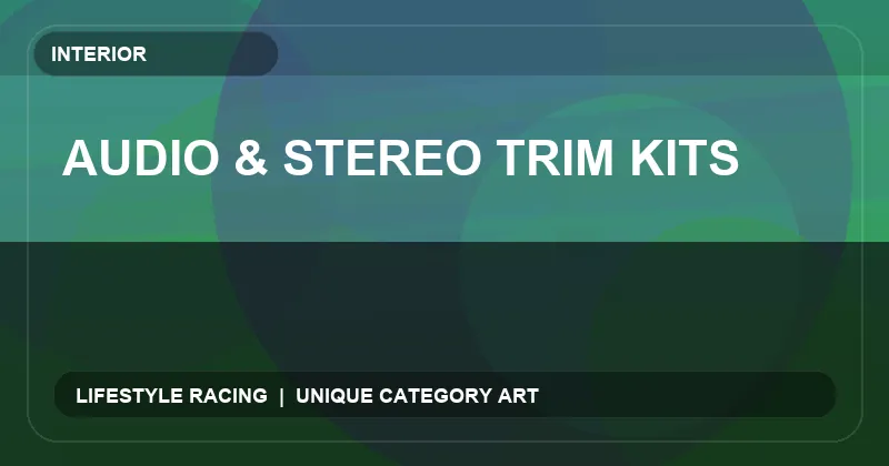 Audio & Stereo Trim Kits